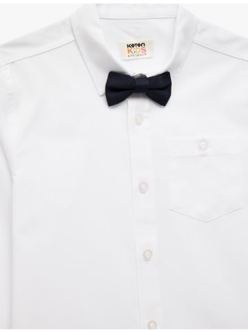 KOTON SHIRTS LS in Weiß