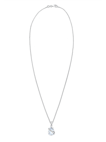 Elli Halskette 925 Sterling Silber Tropfen in Weiß