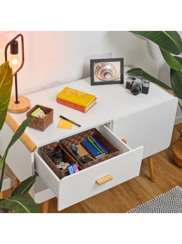 relaxdays 4-tlg. Aufbewahrungskorb Set in Braun