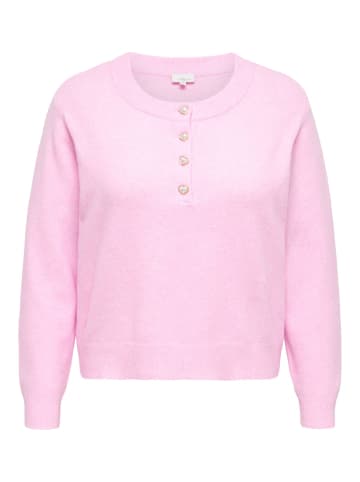 ONLY Carmakoma Strickpullover in Romance Rose 1