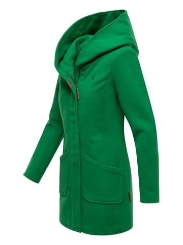 Marikoo Wintermantel Maikoo in Smaragd Green