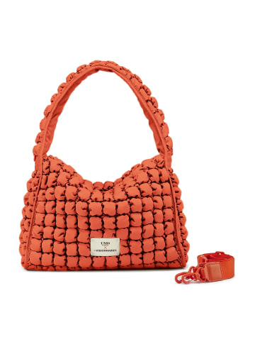 Les Visionnaires Unio Hobo Schultertasche 47 cm in strong orange