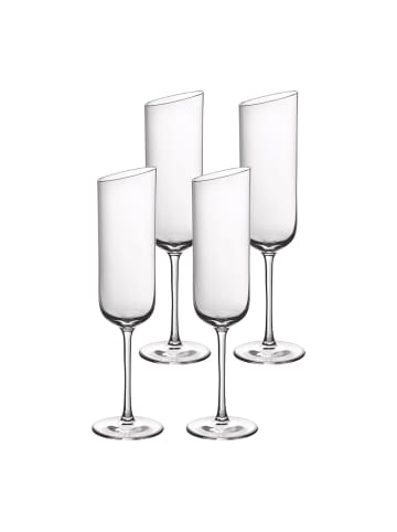 Villeroy & Boch 4er Set Sektgläser NewMoon 170 ml transparent in transparent