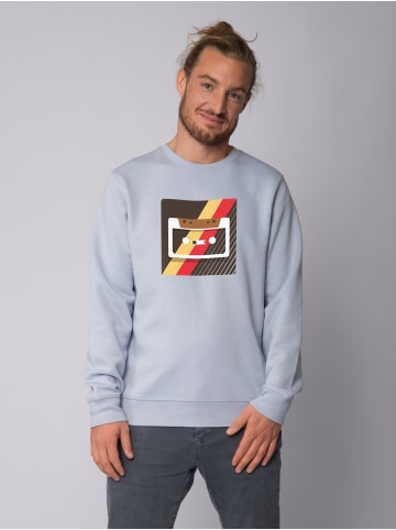 wat? Apparel Sweatshirt Kassette in Serene Blue