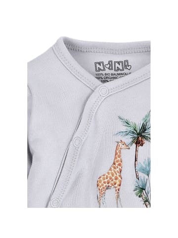 Nini Langarmbody Giraffe in grau