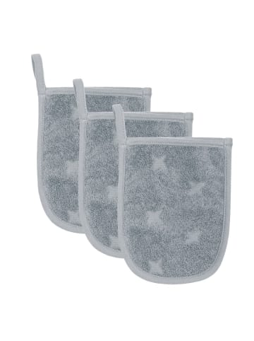 müsli Waschhandschuh 3er-Pack in Jasmin blue