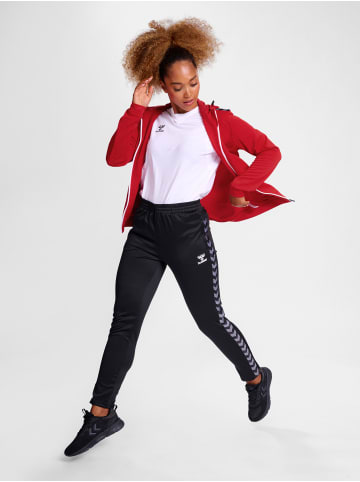 Hummel Reißverschluss Kapuzenpullover Hmlauthentic Damen in TRUE RED