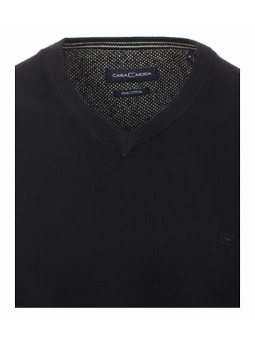 CASAMODA V-Pullover für Herren in schwarz