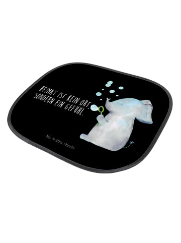 Mr. & Mrs. Panda pkw sonnenschutz Elefant Seifenblasen mit Spruch in Schwarz