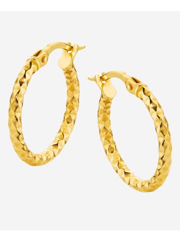 Diamant L'éternel Creolen aus 750 Gelbgold