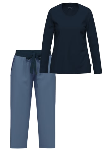 Ammann Schlafanzug Night & Home in Blau