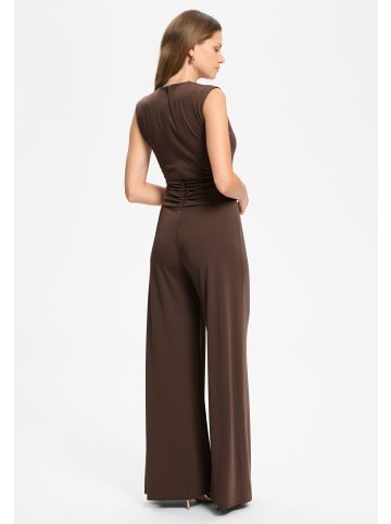SWING Jumpsuit in schoko - 0001