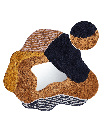 Beliani Wandspiegel ABASZA in Bunt - (W) 60 x (H) 62 x (L) 2 cm