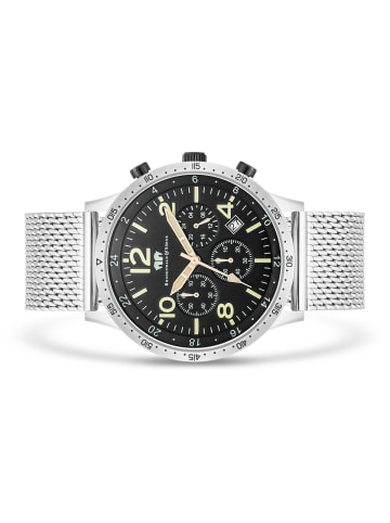 Rhodenwald & Söhne Uhr Flight Captain aus Edelstahl in silber