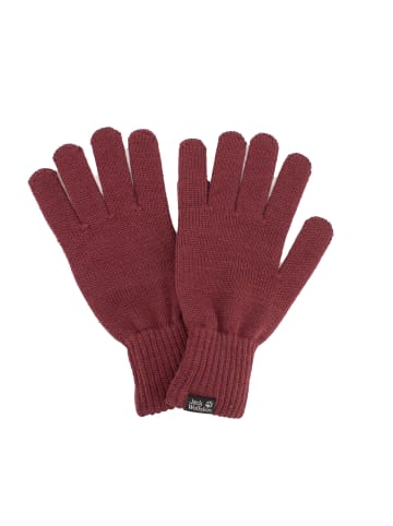 Jack Wolfskin Accessoires Milton Glove in Rot