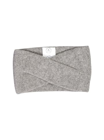 CASH-MERE.CH Bio Stirnband in Hellgrau melange