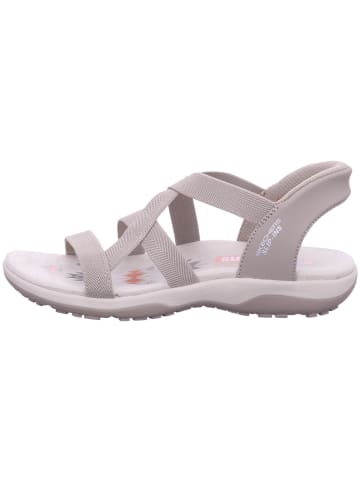 Skechers Damen Sandaletten REGGAE SLIM - STRETCH FLEX in Beige