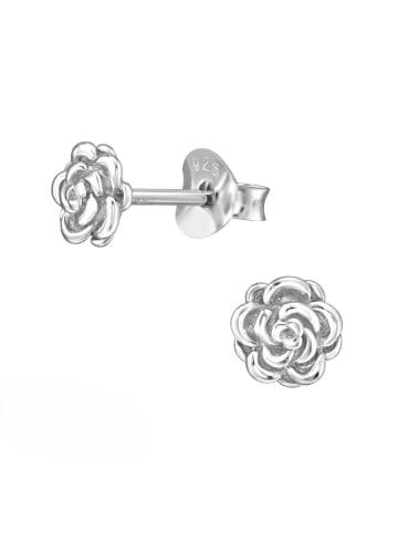 Bungsa Ohrstecker in Silber