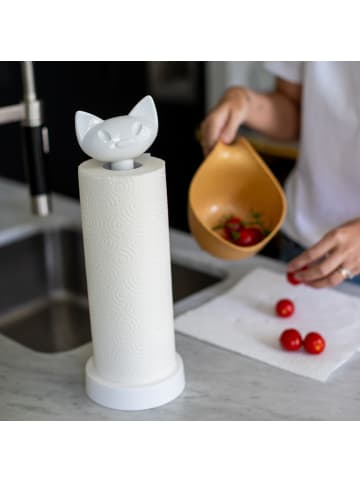 koziol MIAOU * - Küchenrollenhalter in nature coral