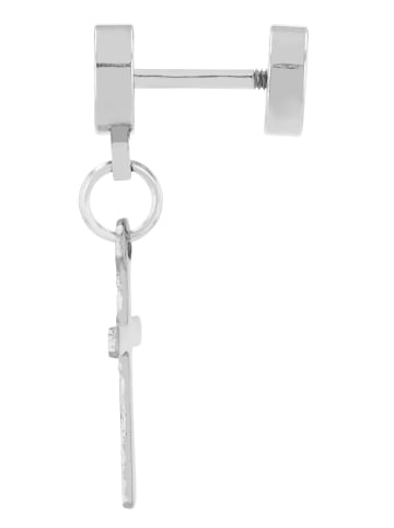 Adeliás Unisex Anhänger – Kreuz Kreuzanhänger aus Edelstahl in silber