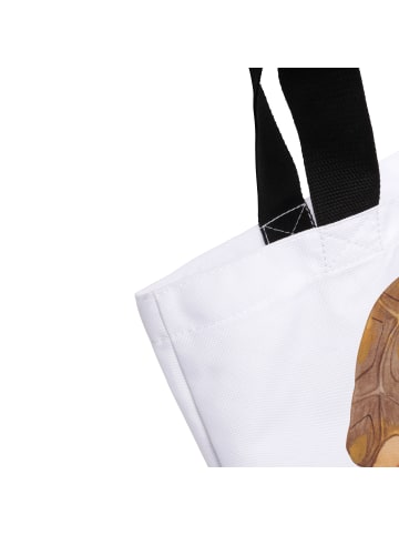 Mr. & Mrs. Panda Shopper Schildkröte MHerzieren mit Spruch in Weiß