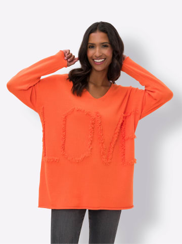 Heine Oversize-Pullover in orange