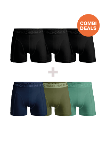 Muchachomalo 6er-Set: Boxershort in Mehrfarbig - für Herren