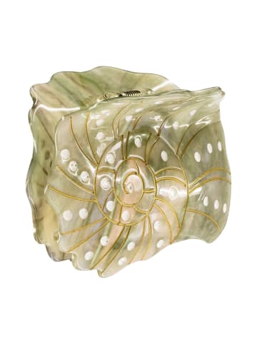 PURELEI Haarklammer Seashell in Grün