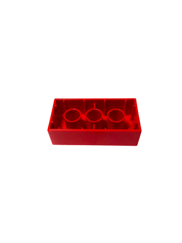 LEGO DUPLO® 2x4 Bausteine Rot 3011 25x Teile - ab 18 Monaten in red