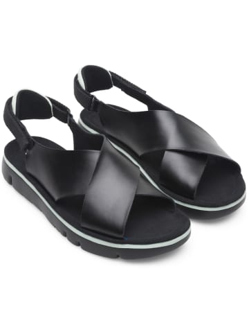 Camper Riemchensandalen " Oruga " in Schwarz