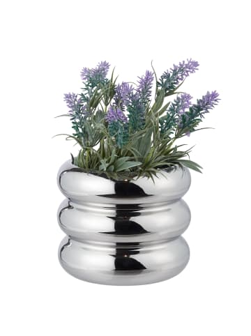 Butlers Blumentopf HOOP in Silber