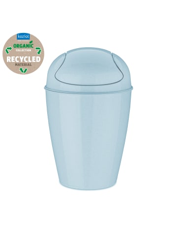 koziol DEL S - Schwingdeckeleimer 5l in recycled blue