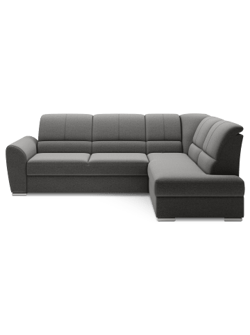 MF Design Silver Recamiere Rechts in Dunkelgrau -  (L) 270 x (B) 270 x (H) 93 cm