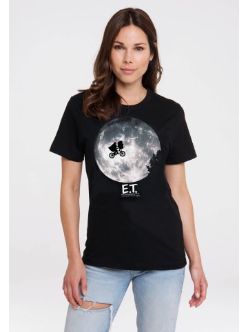 Logoshirt T-Shirt E.T. - Mond in schwarz