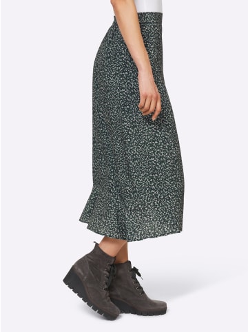 Heine Druck-Rock in moos-khaki-bedruckt