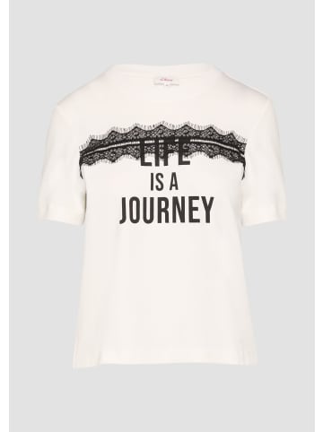 s.Oliver T-Shirt in 02D0_ecru