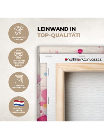 MuchoWow Leinwand Bilder Farbiger Baum