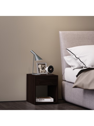 ebuy24 Nachttisch Sledo Mini Braun 35 x 35 cm