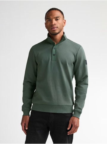 Petrol Industries Sweatshirt mit Knopfleiste forgecore in Grün