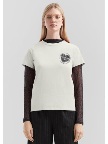 QS T-Shirt in 02D0_creme