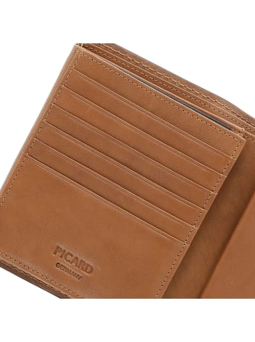 PICARD Toscana Geldbörse Leder 13 cm in camel