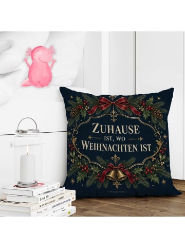 Mr. & Mrs. Panda Kopfkissen Weihnachtskissen Elegant Design mit ... in Weiß