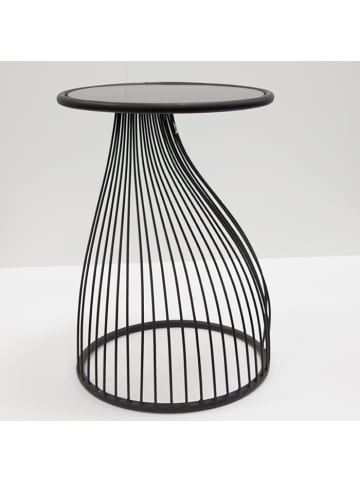 GILDE Beistelltisch "Ray" schwarz - (H) 52,5cm