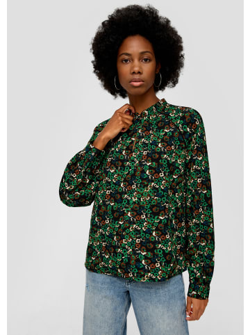 QS Bluse in 76A5_smaragd
