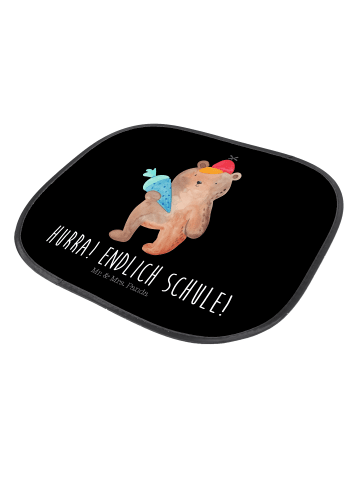 Mr. & Mrs. Panda Sonnenschutz Fürs Auto Bär Schultüte mit Spruch in Schwarz