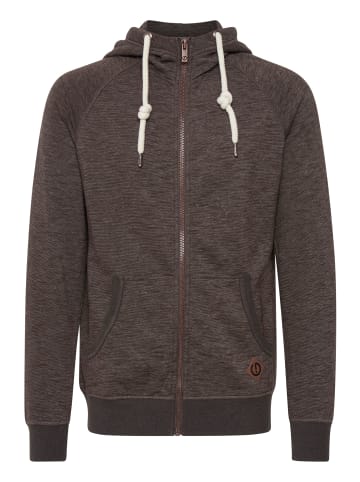!SOLID Kapuzensweatjacke SDVitu Zip-Hoodie in Dunkelbraun