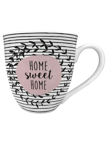 Geda Labels Tasse Jumbo Home Time home sweet home in Weiß - 560 ml