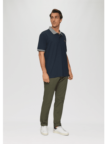 s.Oliver Polo-Shirt kurzarm in Blau