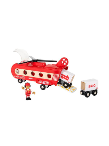 Brio Aktionsspiel BRIO World - Eisenbahn-Transporthubschrauber Ab 3 Jahre in bunt