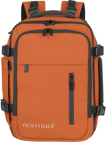 normani Erweiterbarer Handgepäck-Rucksack 20 Liter Nikaho in Orange